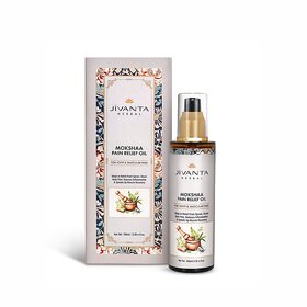 Jivanta Mokshaa Pain Relief Oil  Natural Joint  Muscle Pain Relief, Back Pain, Knee Pain, Arthritis Support  100ml