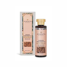 Jivanta Sukhada Stress Relief Oil  Relaxing Massage Oil for Stress Relief, Muscle Relaxation  200ml