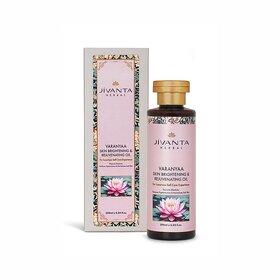 Jivanta Varanyaa Skin Brightening  Rejuvenating Oil  Body Massage Oil  for Skin Nourishment  Natural Glow  200ml