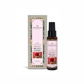 Jivanta 100 Pure Rose Water  Deep Hydration, Glow Boosting  Pore Minimizing  Natural  Chemical-Free  100ml