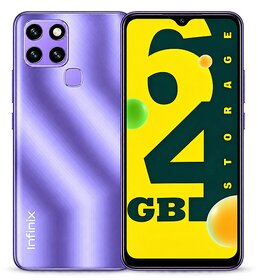(Refurbished) INFINIX SMART 6  (3 GB RAM, 64 GB Storage, Starry Purple) - Superb Condition, Like New