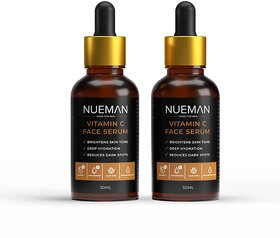 NUEMAN Vitamin C Face Serum Combo Pack of 2 (30ml Each)