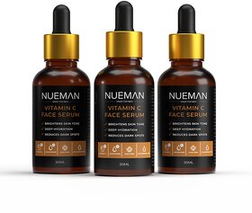 NUEMAN Vitamin C Face Serum Combo Pack of 3 (30ml Each)