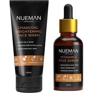 NUEMAN Face Wash + Vitamin C Serum Combo