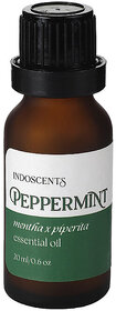 Indoscents Peppermint Aroma Oil 20ml  Steam Distilled Oil for Diffuser, Spa  Stress Relief