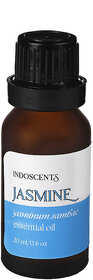 Indoscents Jasmine Sambac Essential Oil 20ml  Floral Aromatherapy Oil for Diffuser  Home Fragrance