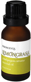Indoscents Lemongrass Essential Oil 20ml  Aromatherapy Oil for Diffuser  Home Fragrance