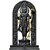 Shree Ram Lalla Ayodhya Mandir Murti - Black Finish Decorative Showpiece