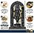 Shree Ram Lalla Ayodhya Mandir Murti - Black Finish Decorative Showpiece