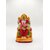 Ganesha Statue - Seated Idol for Pooja, Home Decor,  Diwali Gifts - Hand-Painted Lord Ganesh Murti on Throne