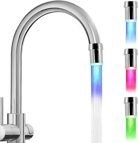 Led Faucet Light, For Bathroom & Kitchen, No Batteries Required (Pack Of 1) Swan Neck  Faucet (Single Handle Installation Type)
