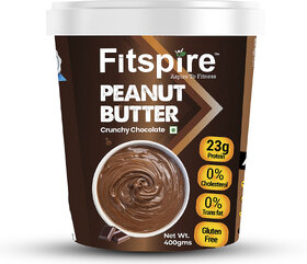 Fitspire Peanut Butter - High Protein Nut Spread Protein Spreads (400 g, Chocolate)