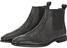 MIROCK Stylish Boots for Men (Black)