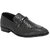 MIROCK Men Black Leather Formal Loafers