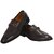 MIROCK Men Brown Leather Loafers