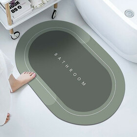 Super Absorbent Non-Slip Bathroom Floor Mat, Quick-Dry Soft Carpet Door Rug, Durable & Comfortable Mat