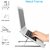 GOZZTOM Foldable Laptop Stand | Adjustable Aluminum Laptop Holder for Desk and Office