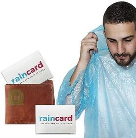 (Pack of 2) Unisex-Adult Disposable Pocket Size Easy to Carry Raincard for Men and Women for Travel Use