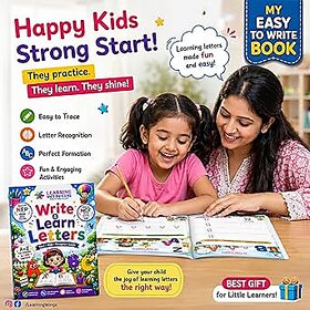 Learning Wings Alphabet Tracing Workbook for Kids 3-5 Years | Letter Writing Practice