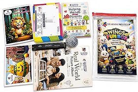 Fun Box for Toddlers 1-3 Years | Sensory Learning Kit & Vocabulary Cards