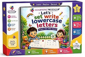 Let's Set Write Lowercase Letters Workbook | Preschool & LKG Writing Practice