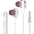 Unv 4Dbase Wired In Ear Earphone With Mic (White)
