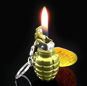 ANK Hub Premium Fancy Metal Body Heavy Lighter Pocket Lighter (Green)