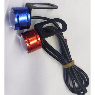 Red  Blue 2 Pcs 12V DC Motorcycle LED Blinking led light for All Bike