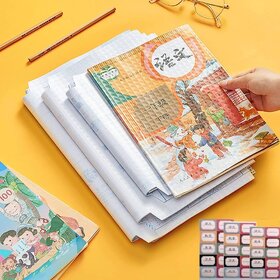 30 Piece-3 Different Sizes -10 Each|Book Biding Cover Waterproof |School Textbook Cut Self-Adhesive A4 Book Protective Case Cover Paper Sticker Book Film