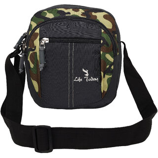 Life Today Grey Men & Women Sling Bag - Medium Grey Men and Women Sling Bag