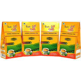 Pack Of 4  All in One Herbal Masala Tea Cardamom