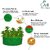 (Pack of 5) GML Grow Bags 12x12 inches, 240 GSM Strong, Terrace Gardening Vegetable Planting Bag