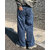 Ausk Men's Blue Solid Relaxed Fit Jeans
