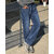 Ausk Men's Blue Solid Relaxed Fit Jeans