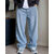 Ausk Men's Light Blue Solid Relaxed Fit Jeans