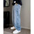 Ausk Men's Light Blue Solid Relaxed Fit Jeans