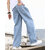 Ausk Men's Light Blue Solid Relaxed Fit Jeans