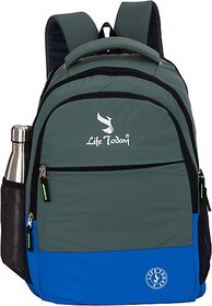 Life Today Large 36 L Backpack Bags for Men and Women School Bags (Grey)