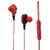 Unv 4Dbase Wired In Ear Earphone With Mic (Red)