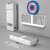 JDNMFASHION Wall Mounted Soap Box with Double Soap Holder & Drain Tray (Multicolor)