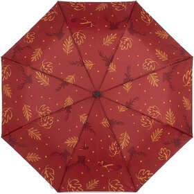 (Pack of 1) 2UM-1 Umbrella (Red)  Lightweight Rain  Sun Protection Umbrella  Durable Steel Frame  Everyday Use