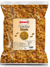 BIKRUX Premium Golden Kismis (100g Pack) - Sweet, Fresh  Nutrient-Rich Indian Raisins