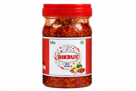 BIKRUX Homemade Mixed Pickle 250g | Traditional Indian Achar | Spicy & Tangy