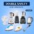 Double Safety Electric Kettle 2.0 Litre Transparent Top Scarlet Design For Hot Water, Tea, Coffee, Multipurpose