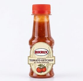 BIKRUX Tomato Ketchup | Rich & Tangy Tomato Sauce | Perfect Dip for Snacks, Fries, Burgers & Sandwiches