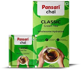 Pansari Classic Green Tea - 25Dips