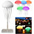 LED Cute Jellyfish Night Light Night Lamp (10 cm, Multicolor)