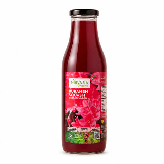 Nirvana Organic Buransh Squash - Antioxidant-Rich Natural Drink Mix - Healthy Beverage Base