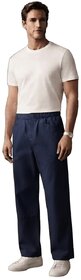 Mens Straight fit Lower with Elastic Waist and Side Pockets