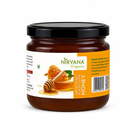Nirvana Organic Himalayan Multiflora Honey  100 Pure  Natural Wildflower Honey  Antioxidant-Rich  400g